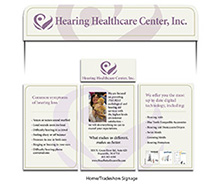 Hearing Healthcare trade show display