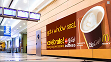 McDonald's Airport banner